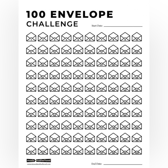 💰100 Envelope Challenge! All Supplies Included 💰 Save $5,050 - Picture 13 of 13